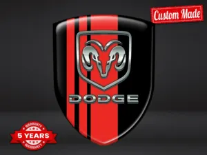 Dodge Automobil Silikonlogos Stilvoll Max Pro Haltbar